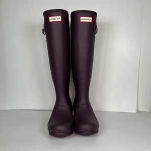 Matte Purple Hunter boots